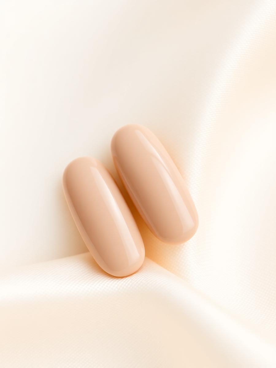 Pose gel nude crème
